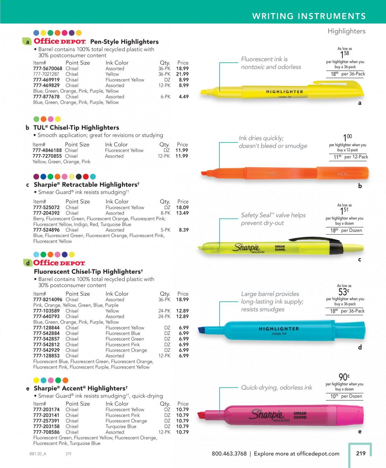 Office DEPOT Catalog 2020-2021