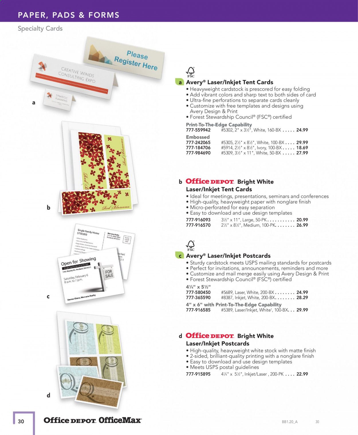 Office DEPOT Catalog 2020-2021
