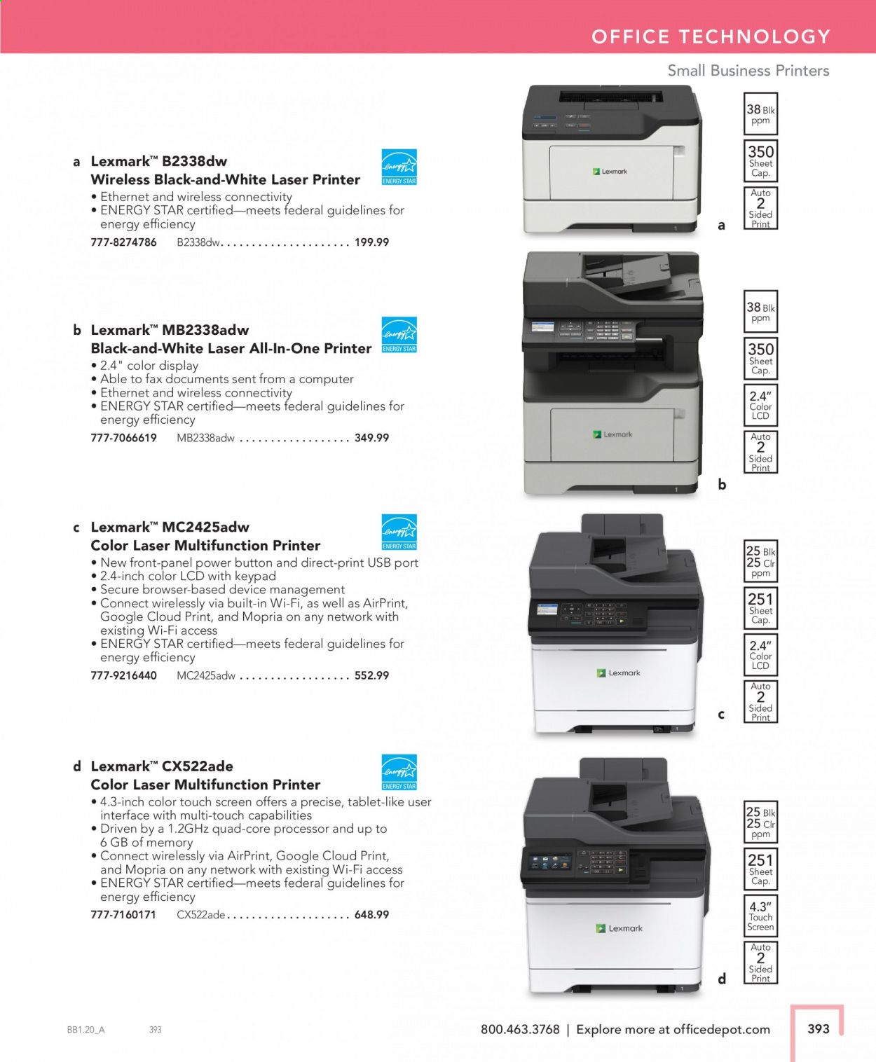 Office DEPOT Catalog 2020-2021