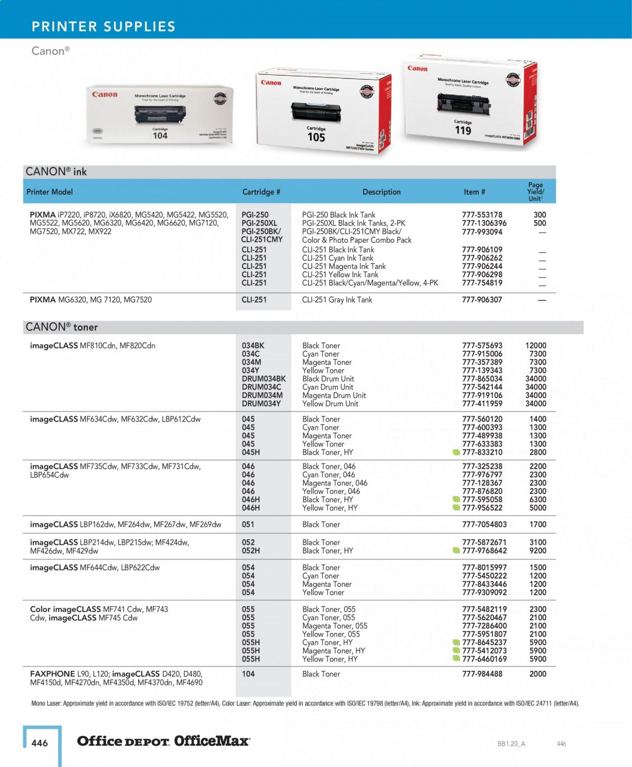 Office DEPOT Catalog 2020-2021