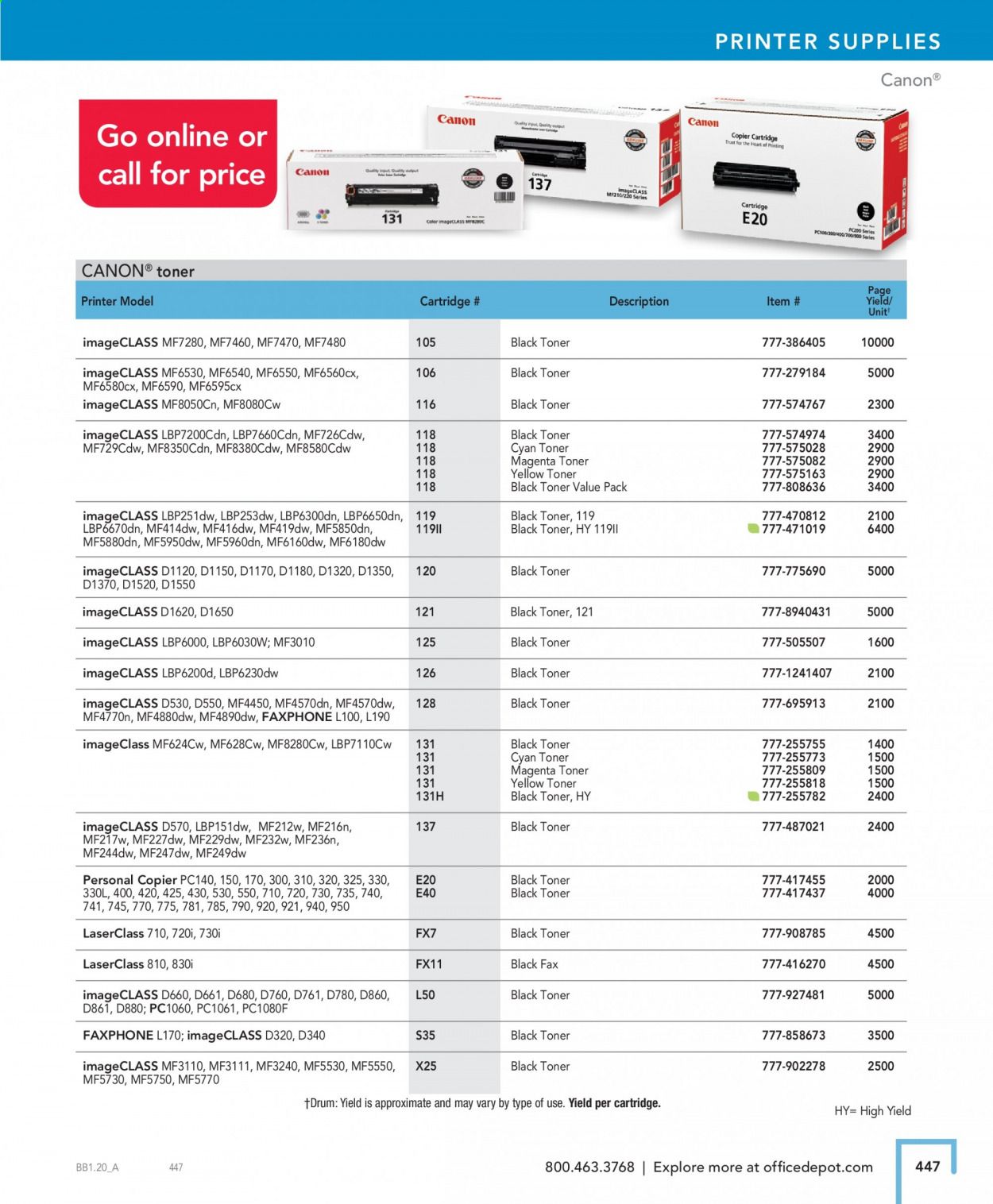 Office DEPOT Catalog 2020-2021