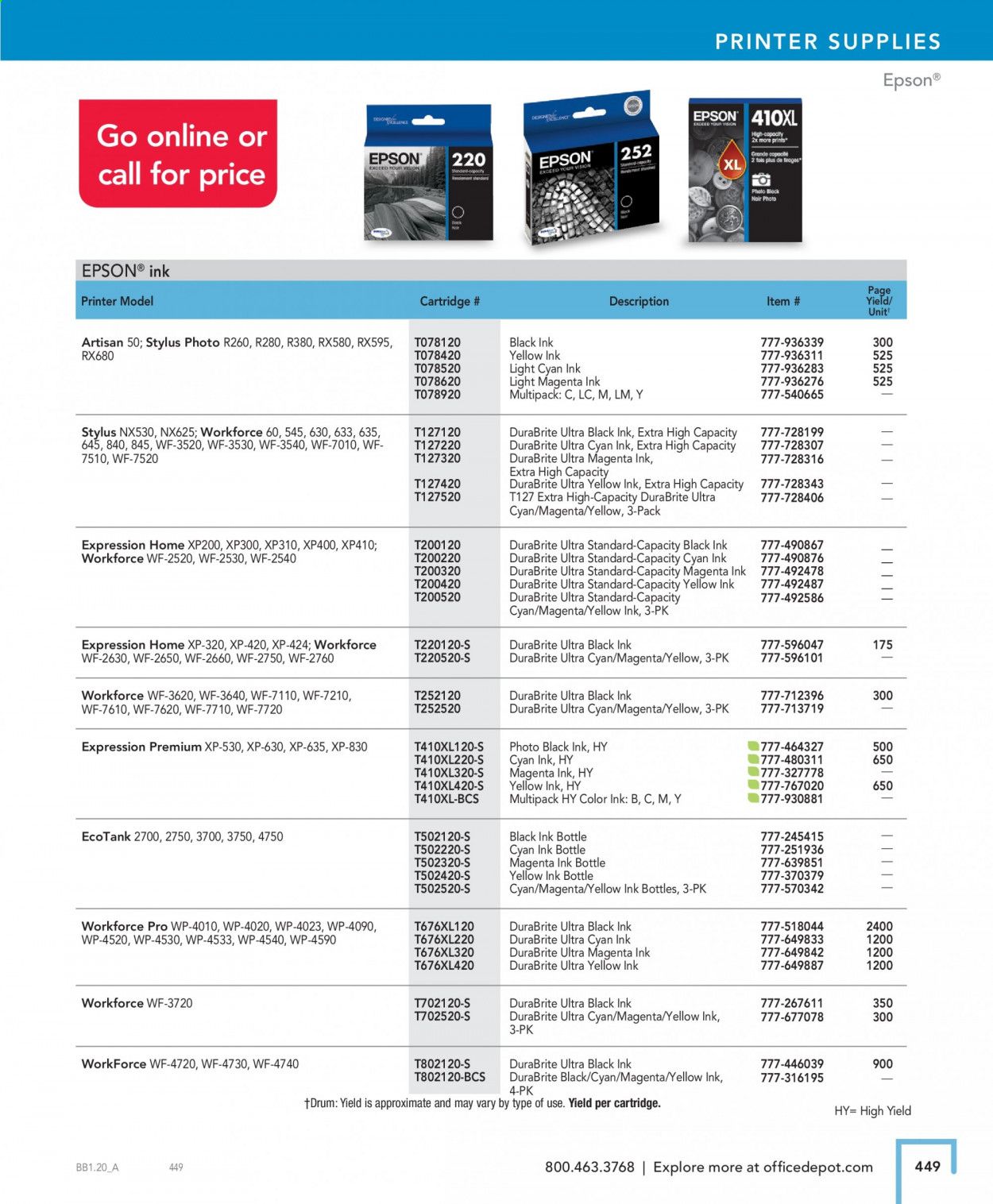 Office DEPOT Catalog 2020-2021