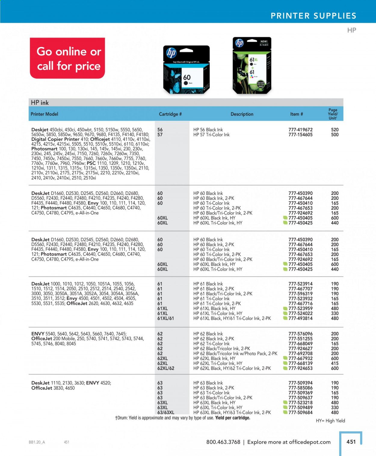 Office DEPOT Catalog 2020-2021