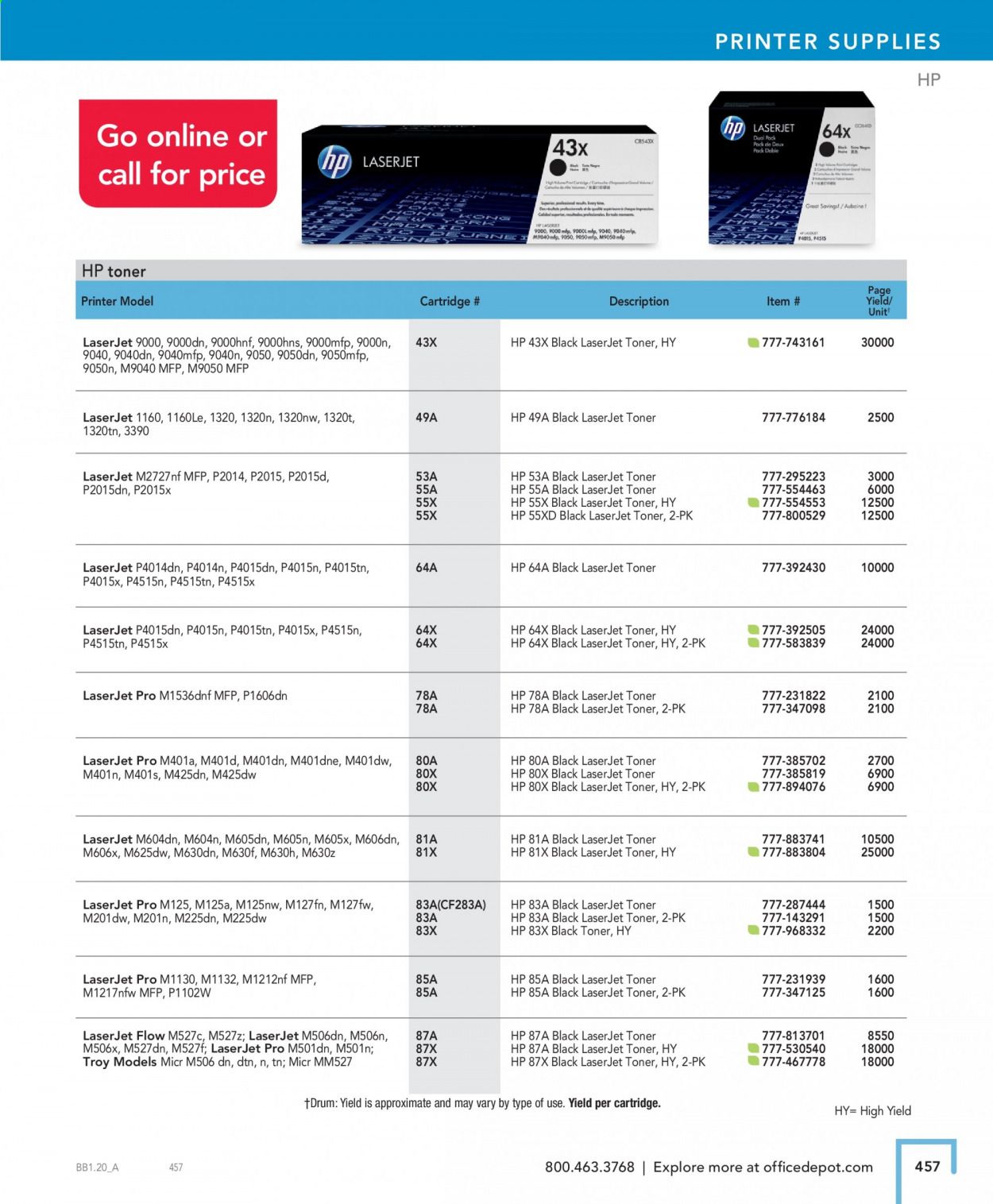 Office DEPOT Catalog 2020-2021