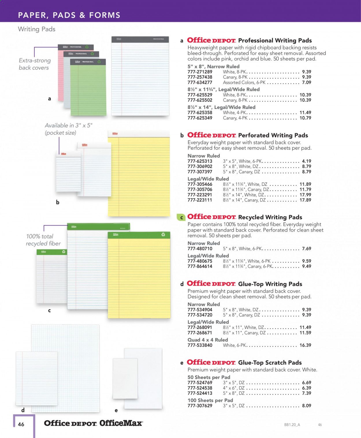 Office DEPOT Catalog 2020-2021