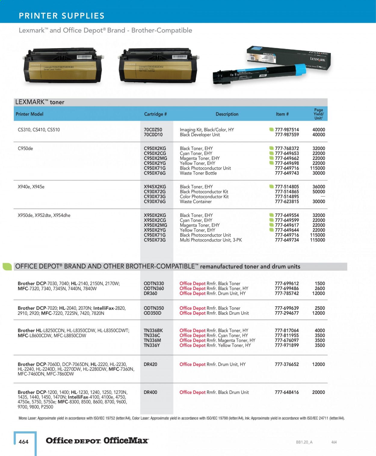 Office DEPOT Catalog 2020-2021