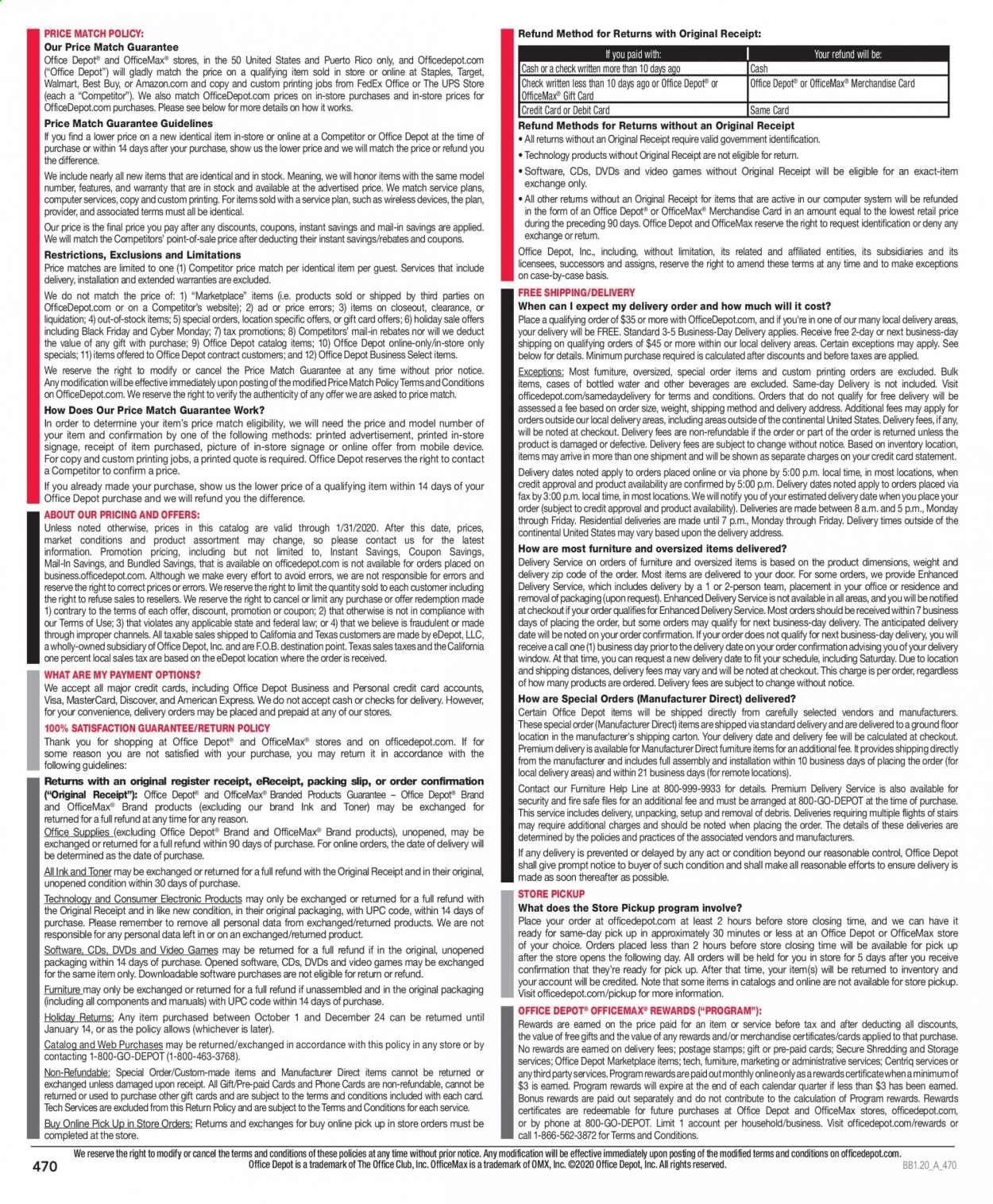 Office DEPOT Catalog 2020-2021