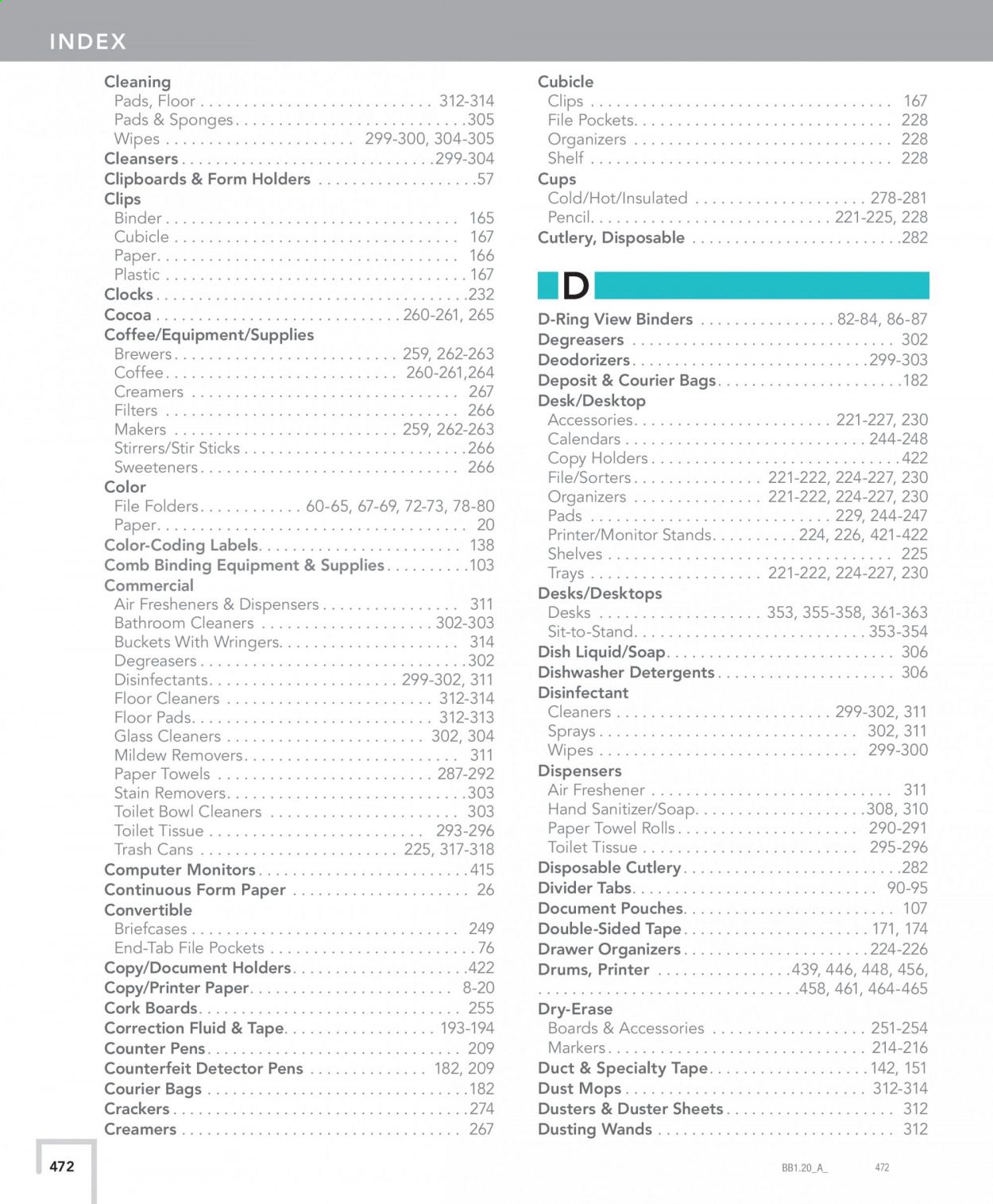 Office DEPOT Catalog 2020-2021