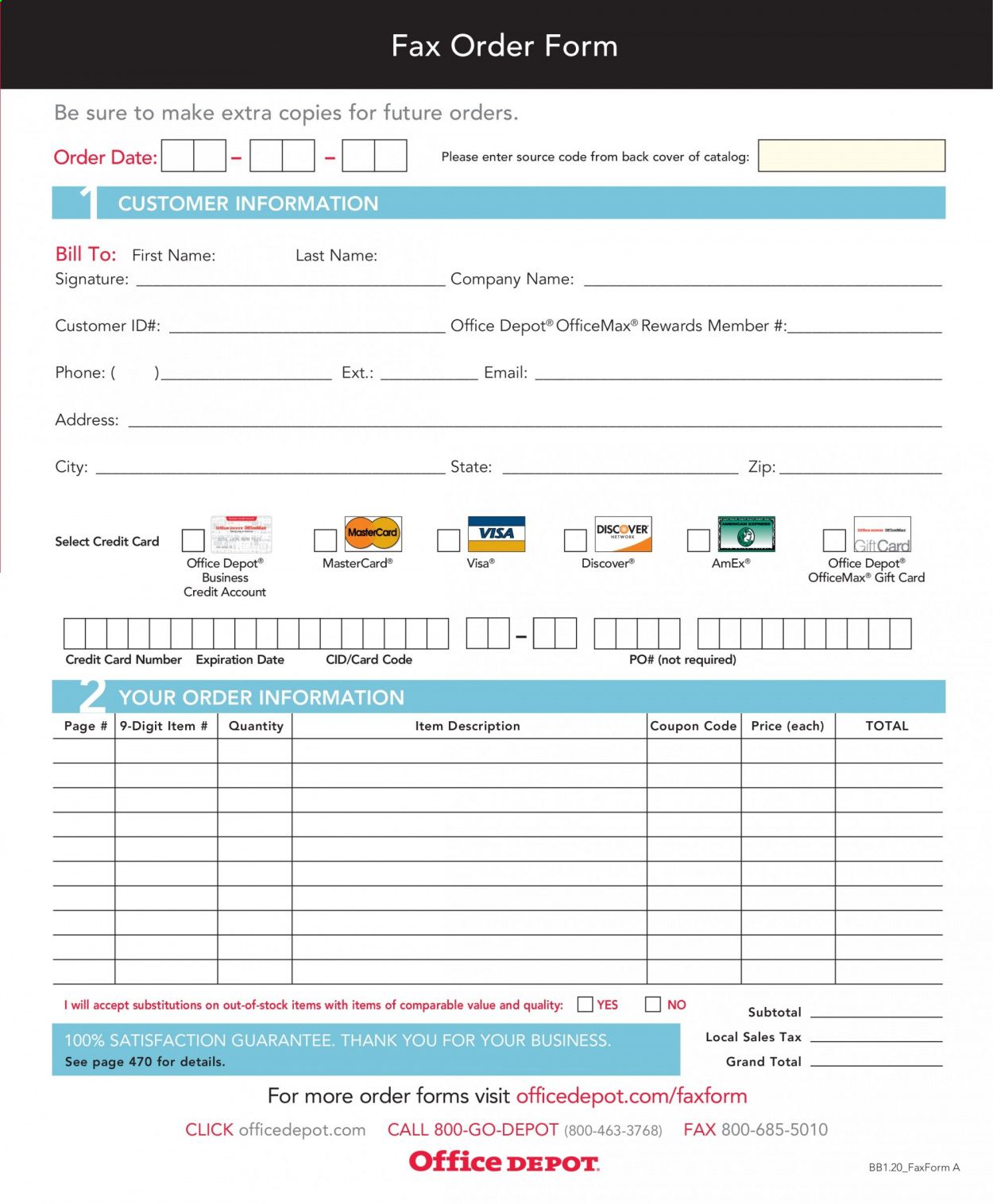 Office DEPOT Catalog 2020-2021