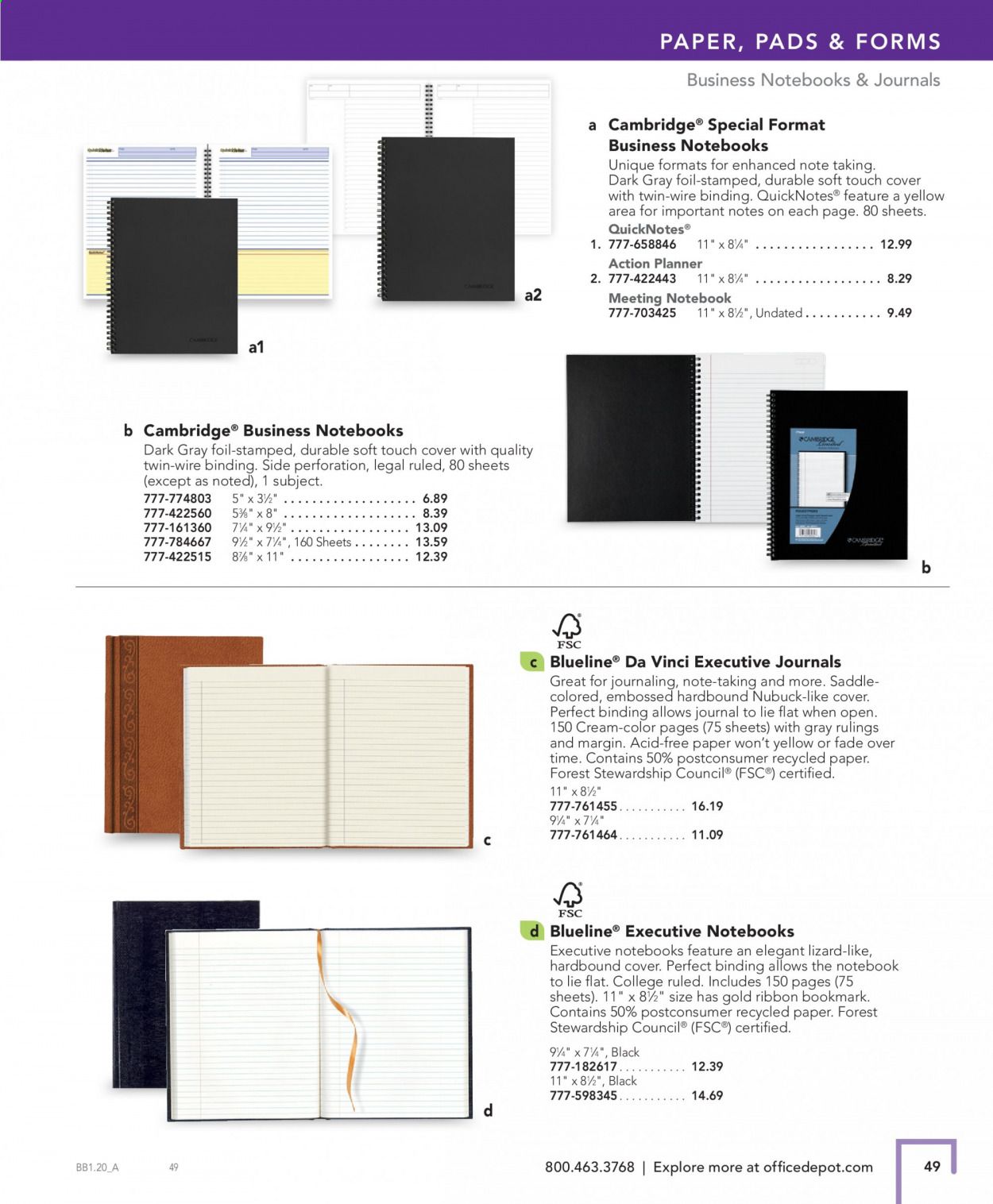 Office DEPOT Catalog 2020-2021