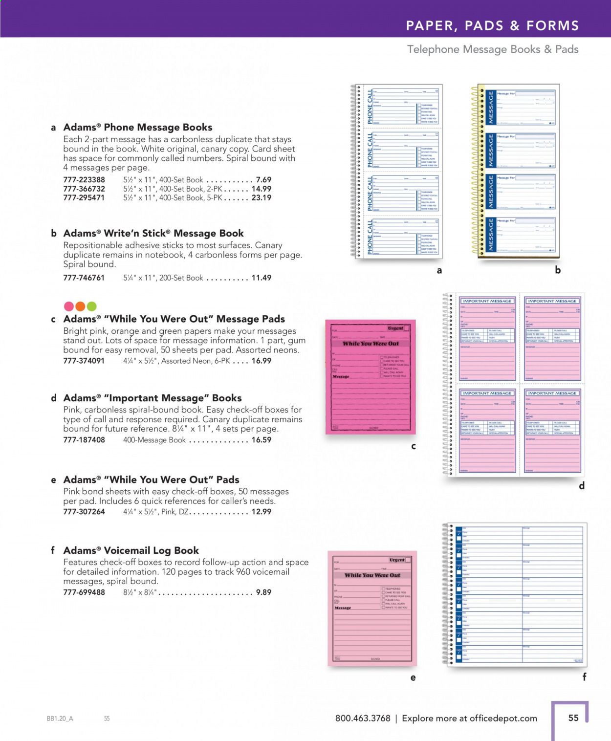 Office DEPOT Catalog 2020-2021