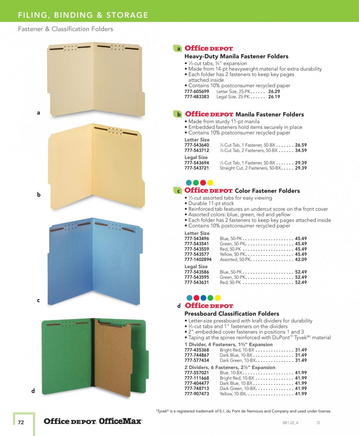 Office DEPOT Catalog 2020-2021