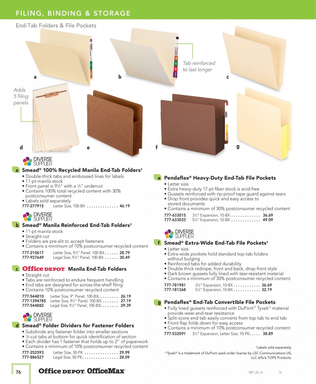 Office DEPOT Catalog 2020-2021