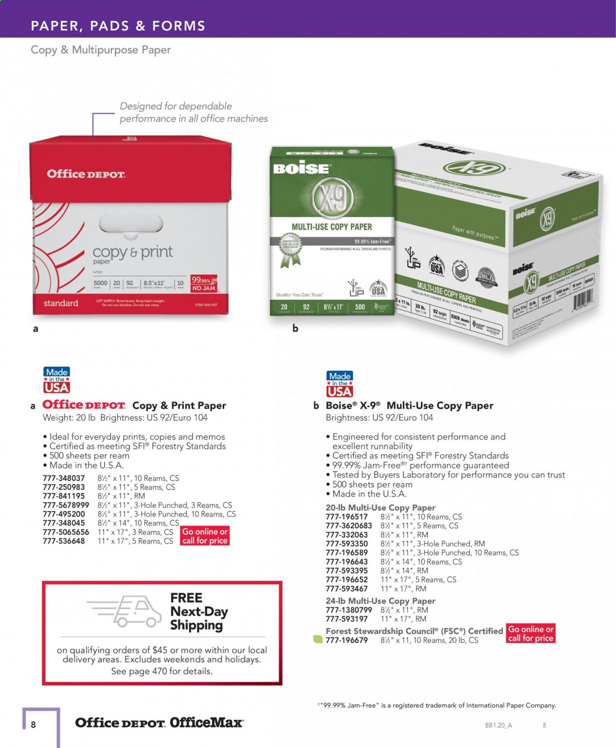 Office DEPOT Catalog 2020-2021