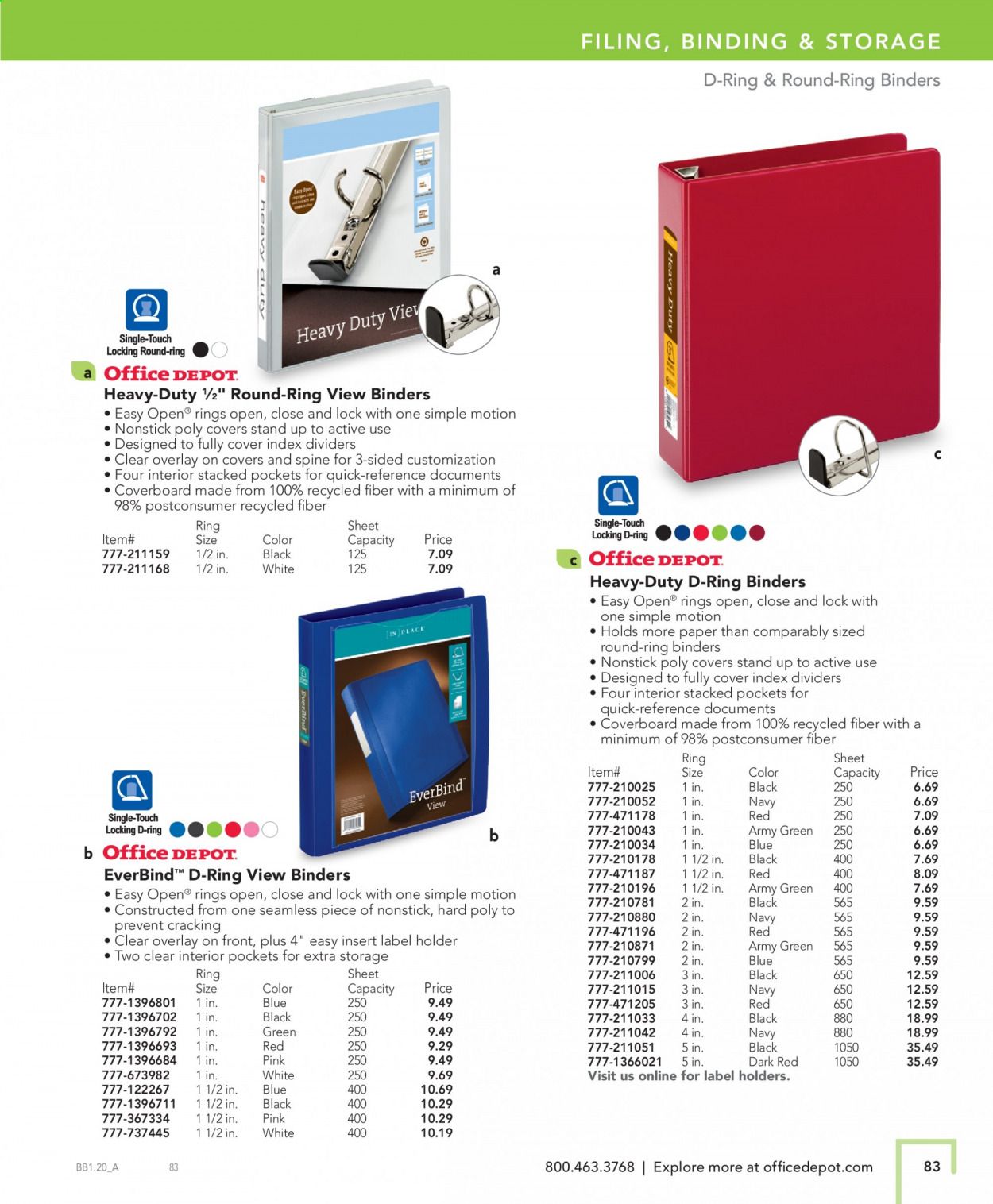 Office DEPOT Catalog 2020-2021