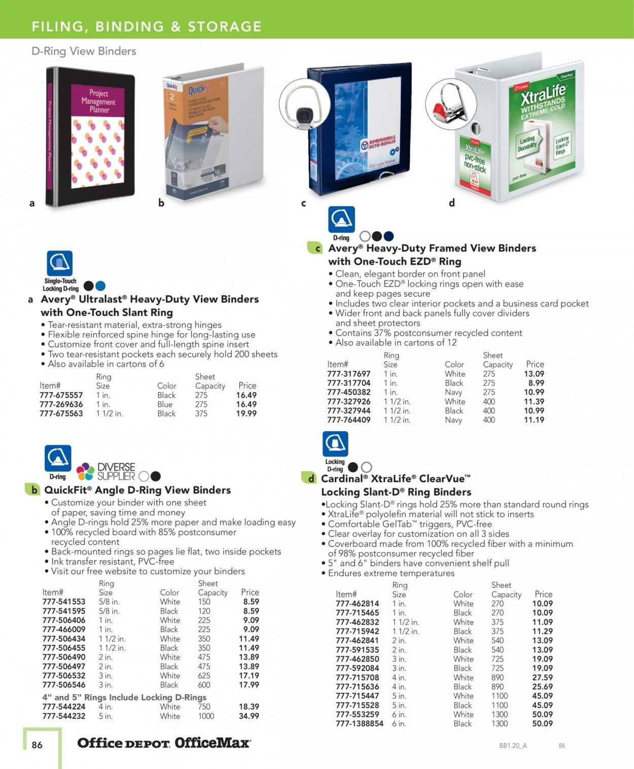Office DEPOT Catalog 2020-2021