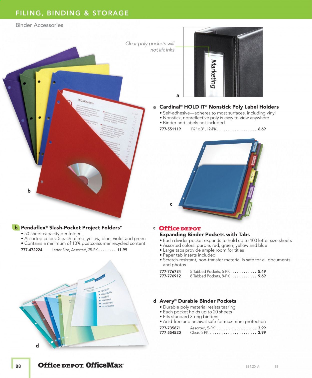 Office DEPOT Catalog 2020-2021