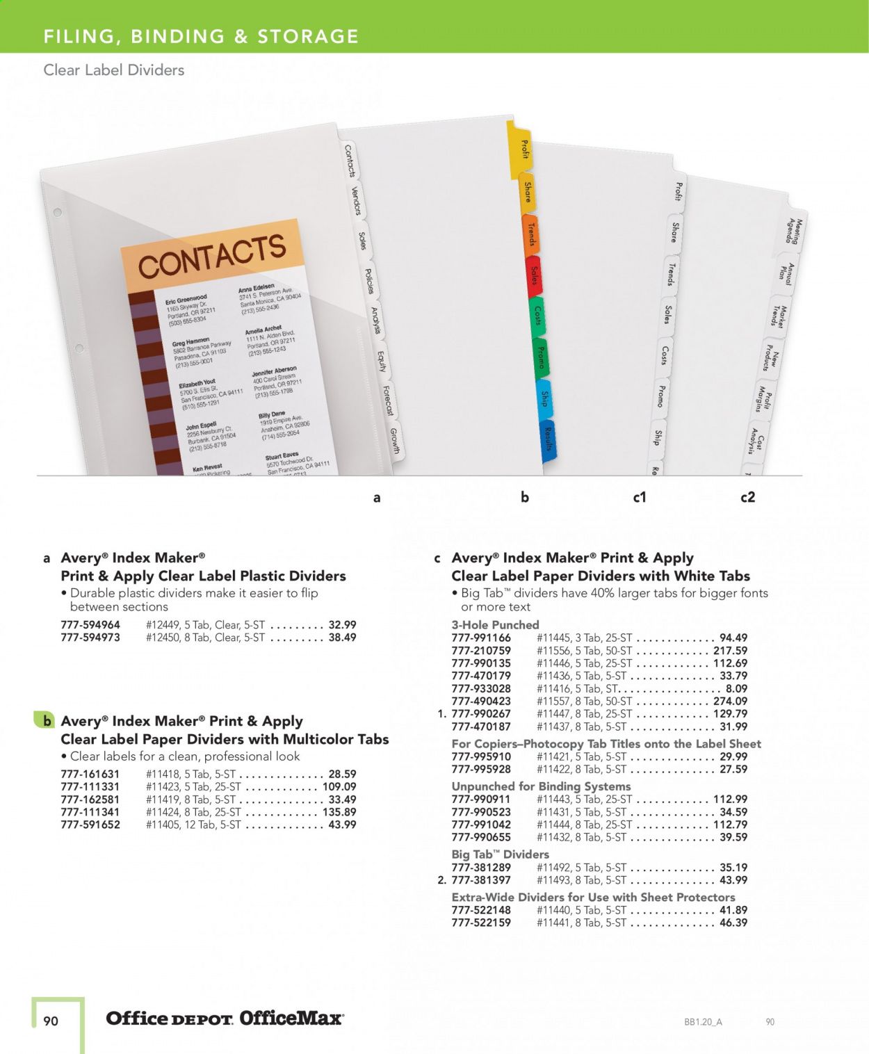 Office DEPOT Catalog 2020-2021