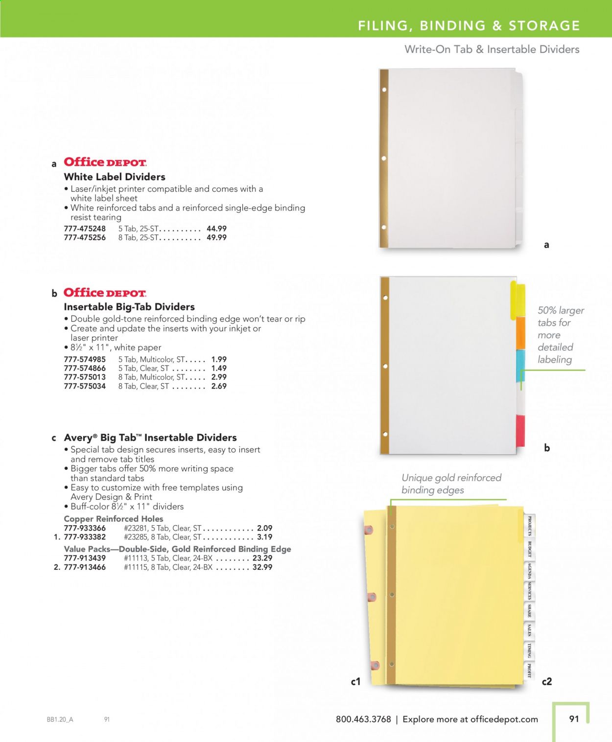 Office DEPOT Catalog 2020-2021