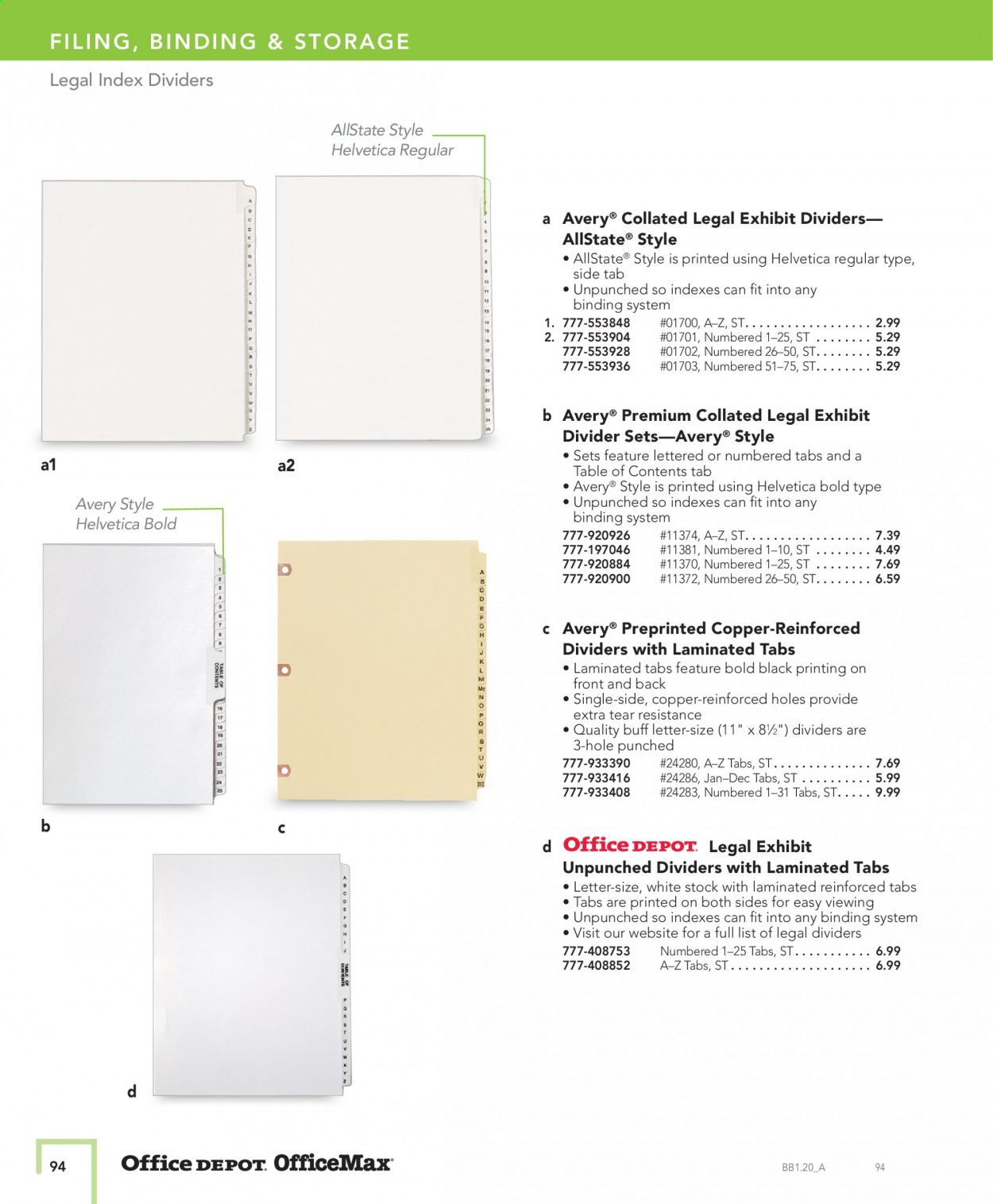Office DEPOT Catalog 2020-2021