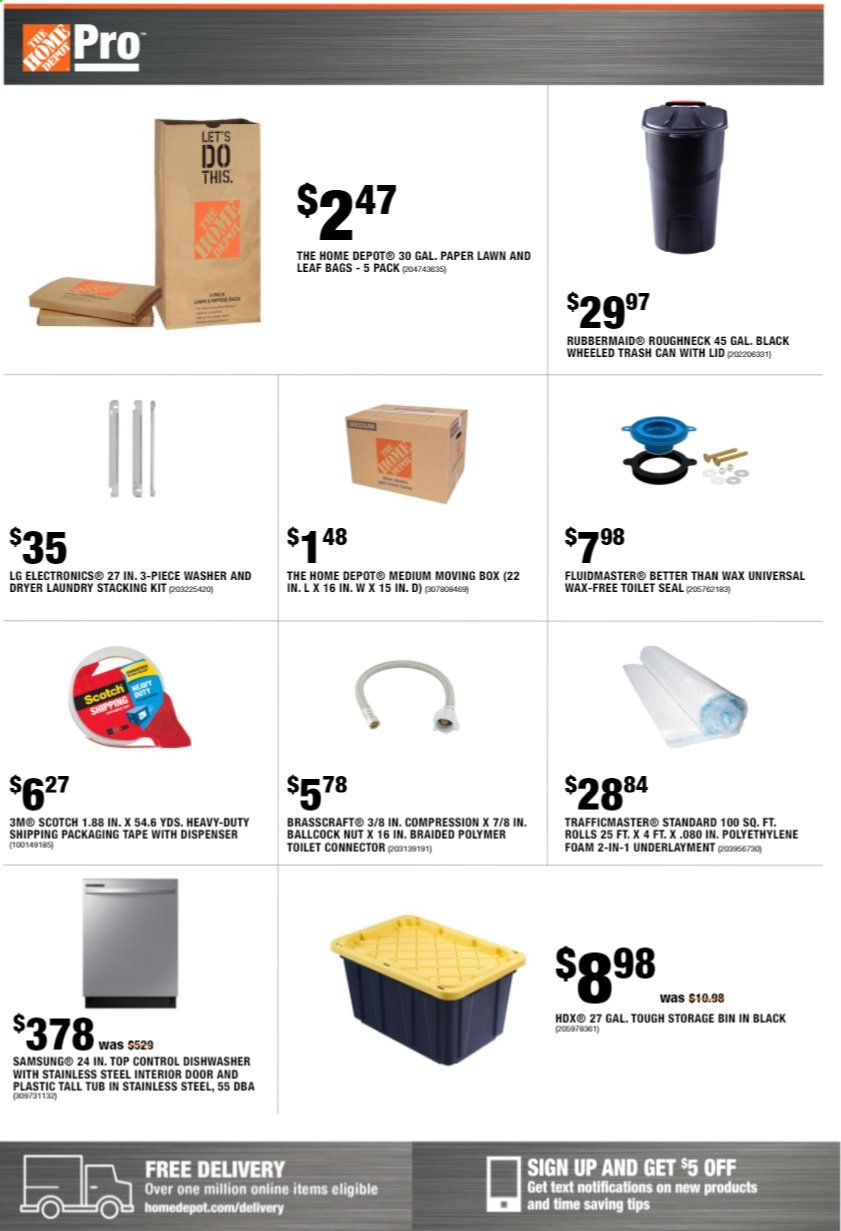 The Home Depot Weekly Ad September 7 to September 14