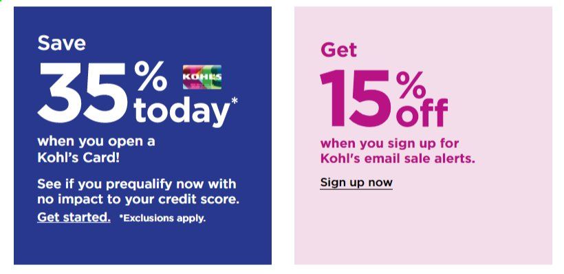 Kohl's Weekly Ad September 8 to September 14