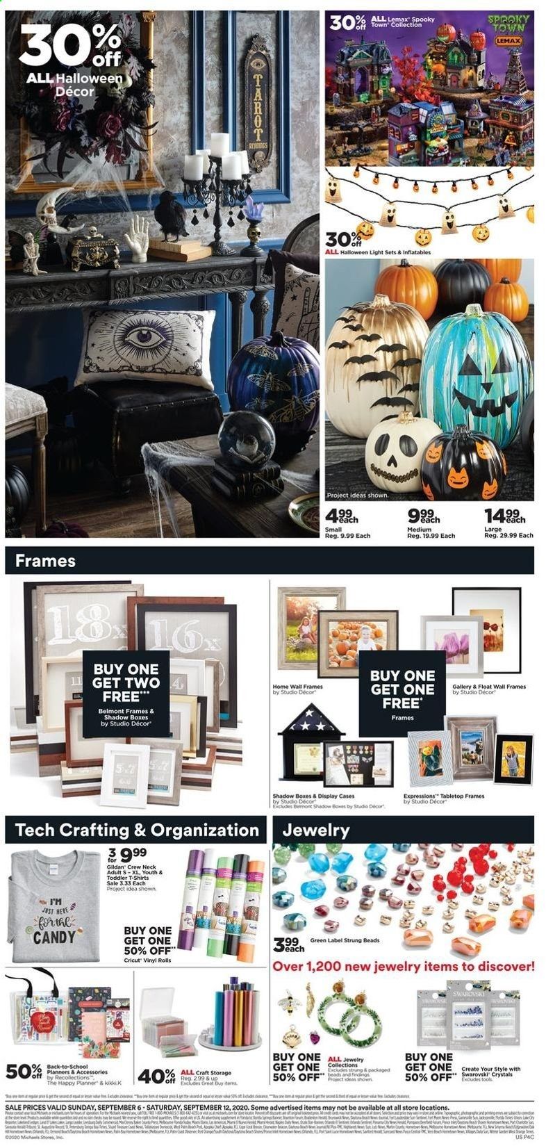 Michaels Weekly Ad September 6 to September 12