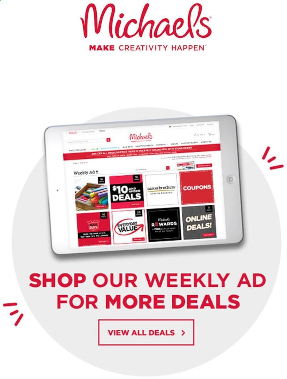 Michaels Weekly Ad September 6 to September 12