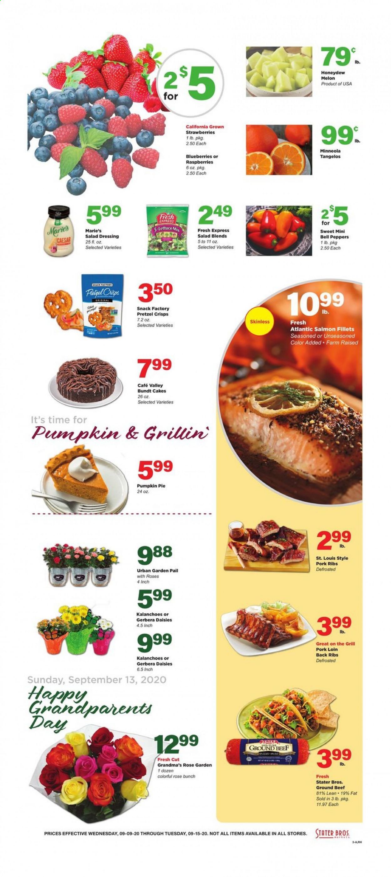 Stater Bros. Weekly Ad September 9 to September 15