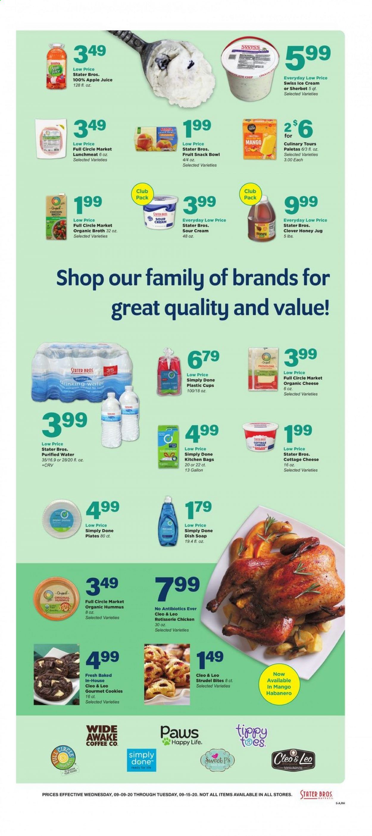 Stater Bros. Weekly Ad September 9 to September 15