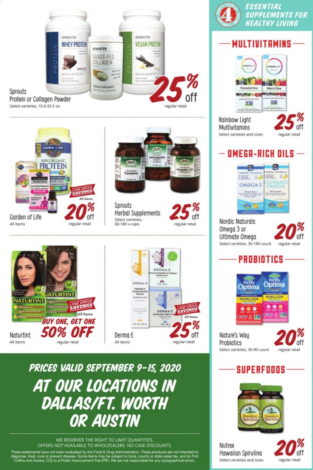 Sprouts Weekly Ad September 9 to September 15