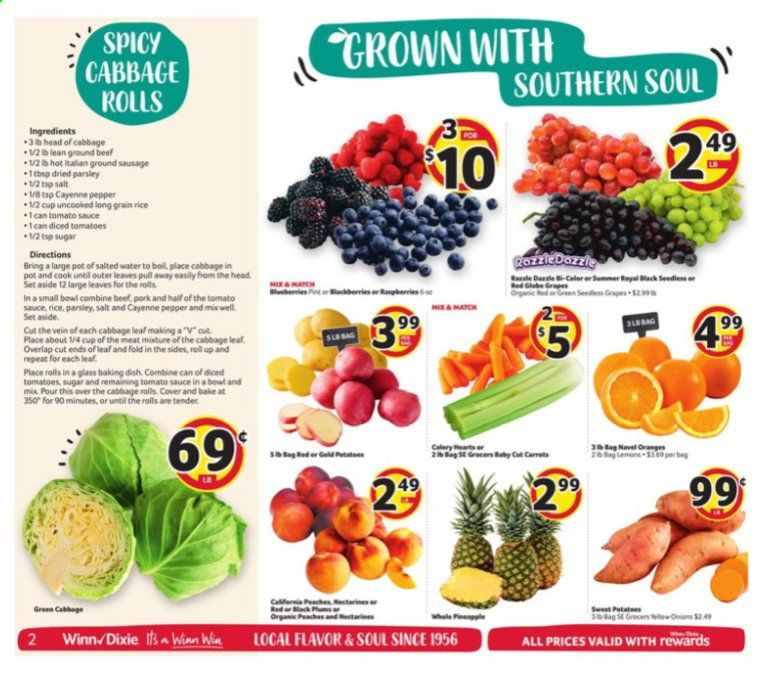 Winn Dixie Weekly Ad September 9 to September 15