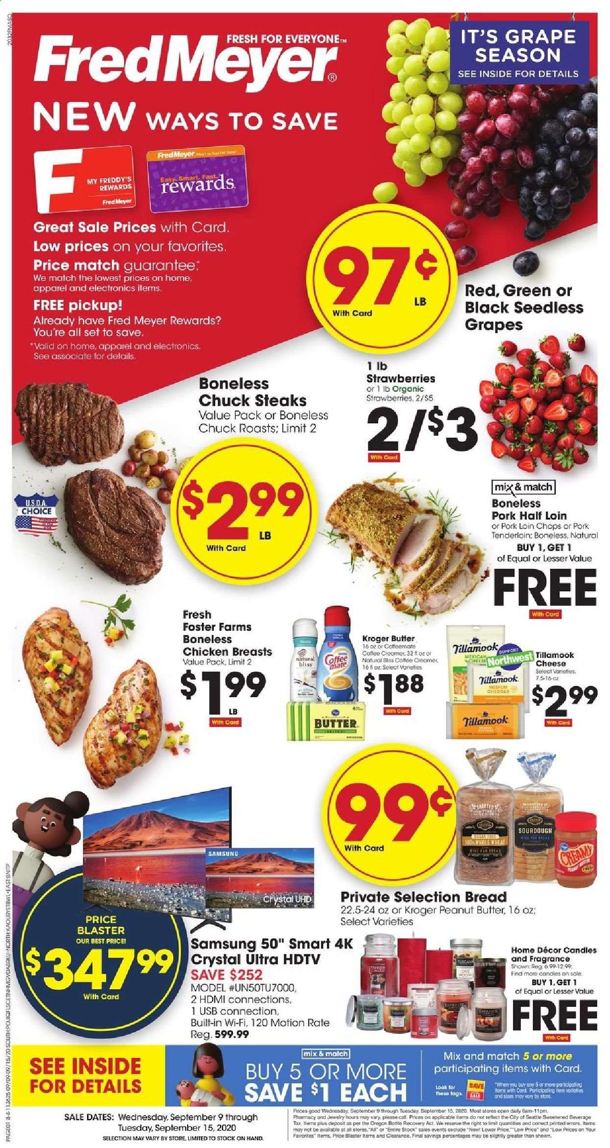 Fred Meyer Weekly Ad September 9 to September 15