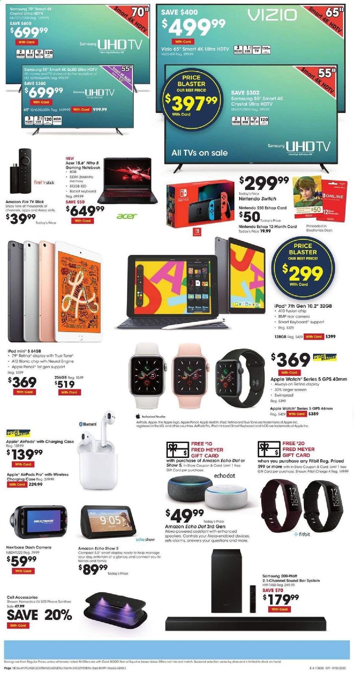 Fred Meyer Weekly Ad September 9 to September 15