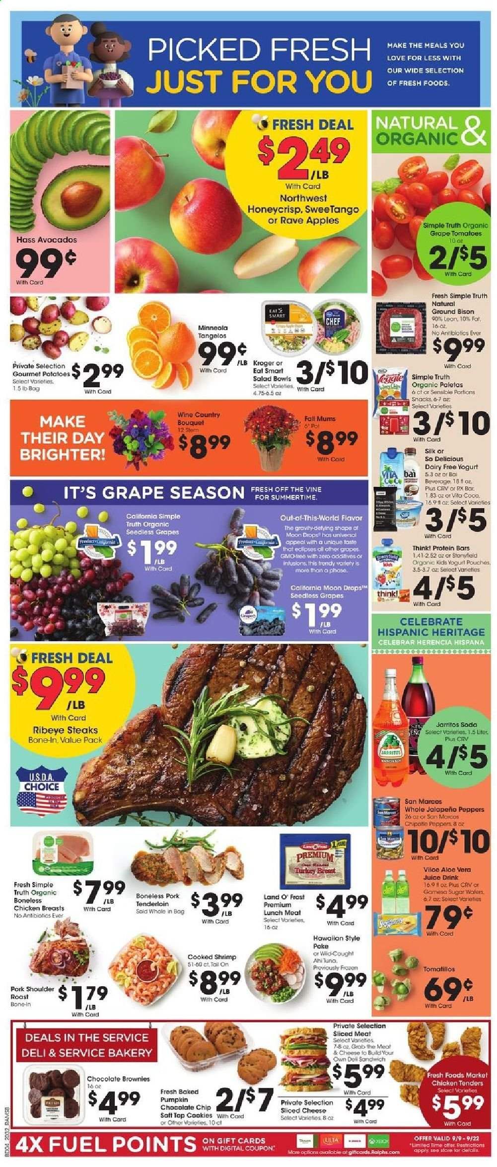 Ralphs Weekly Ad September 9 to September 15