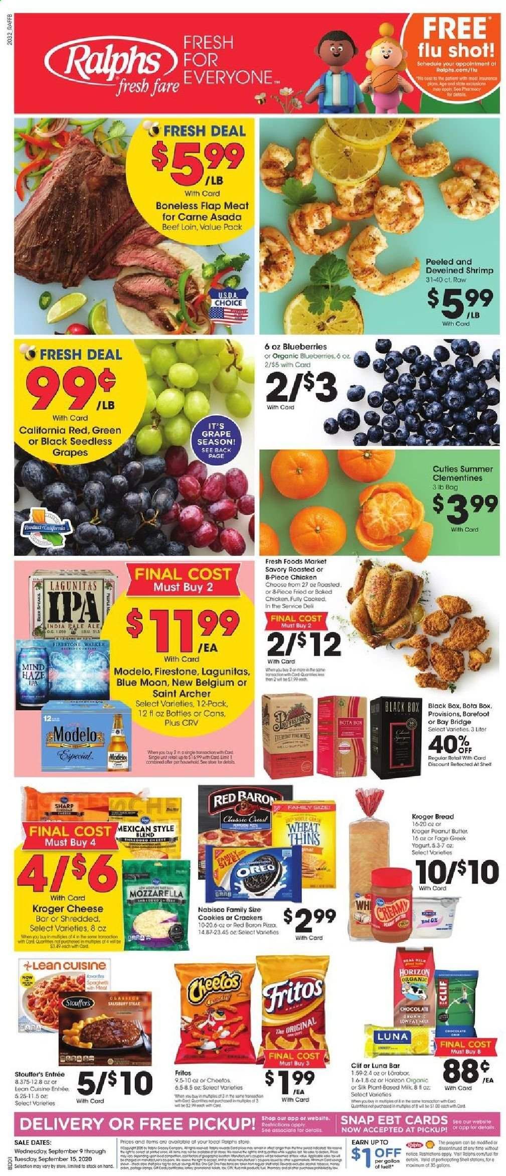Ralphs fresh fare Weekly Ad September 9 to September 15