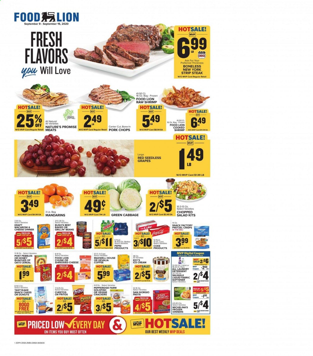 Food Lion (DE) Weekly Ad September 9 to September 15