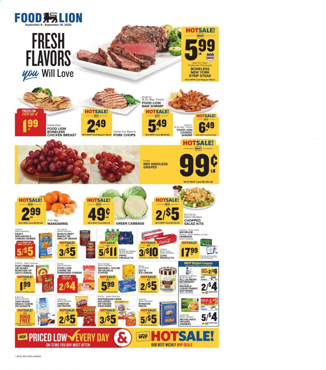 Food Lion (NC) Weekly Ad September 9 to September 15
