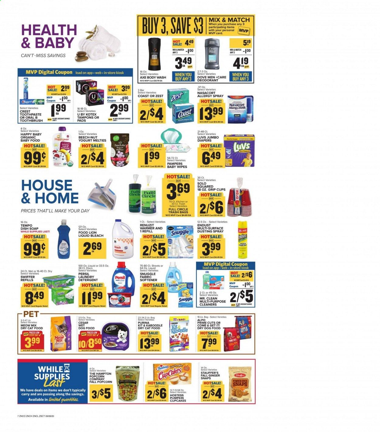 Food Lion (NC) Weekly Ad September 9 to September 15