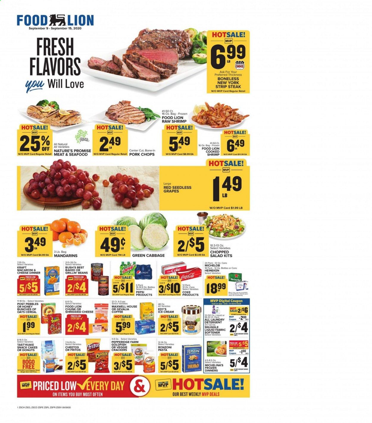Food Lion (SC) Weekly Ad September 9 to September 15