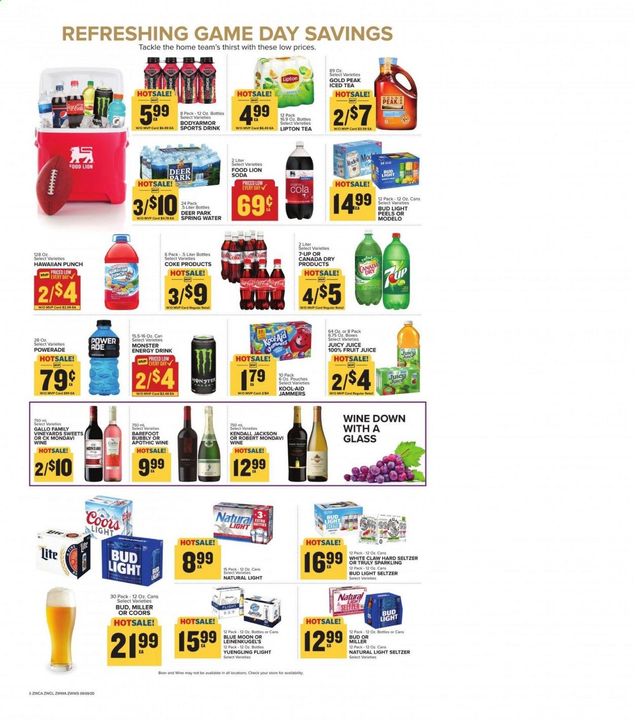 Food Lion (WV) Weekly Ad September 9 to September 15