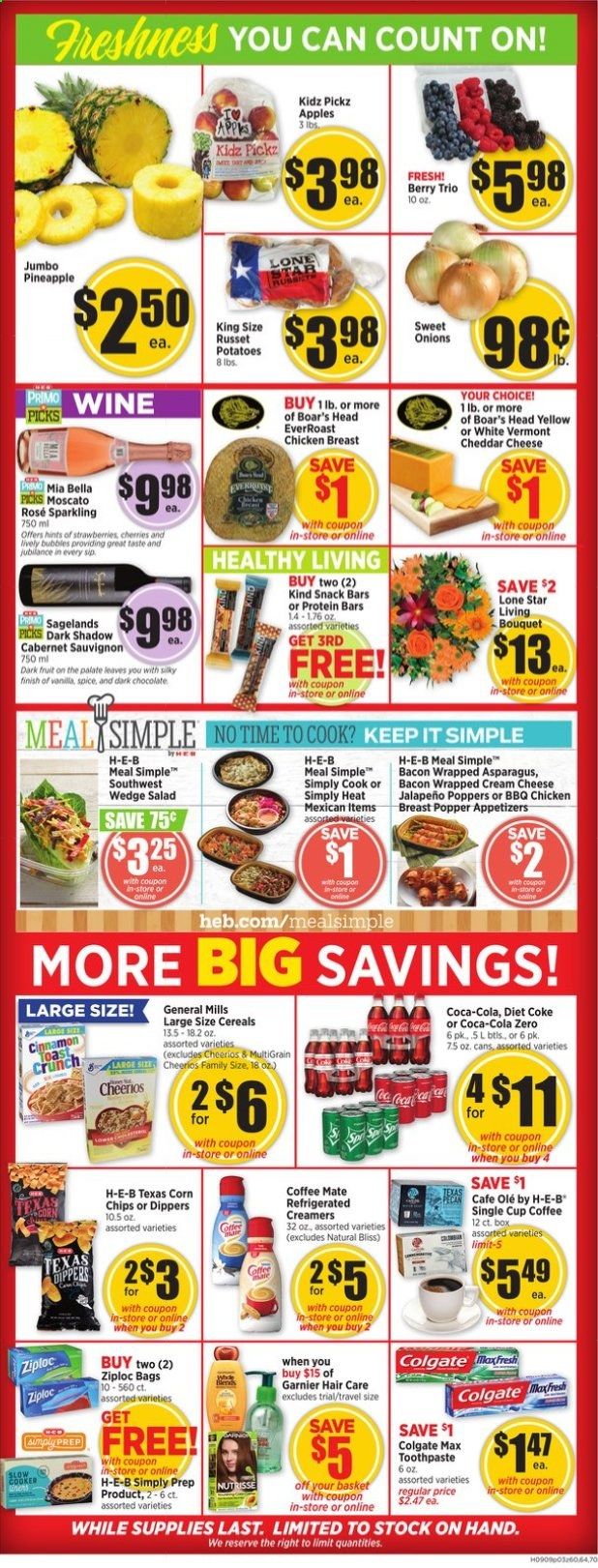 H-E-B Weekly Ad September 9 to September 15