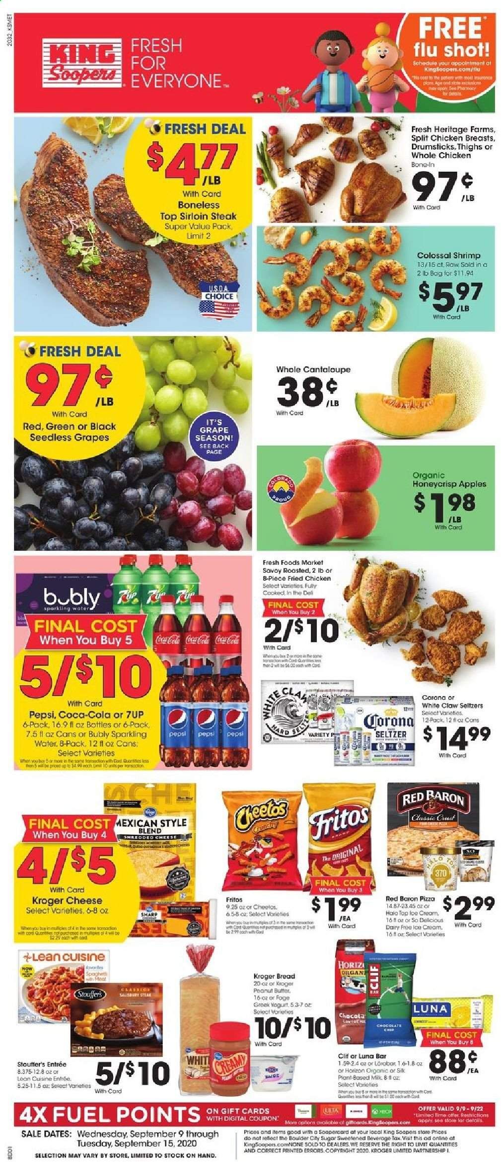 King Soopers Weekly Ad September 9 to September 15