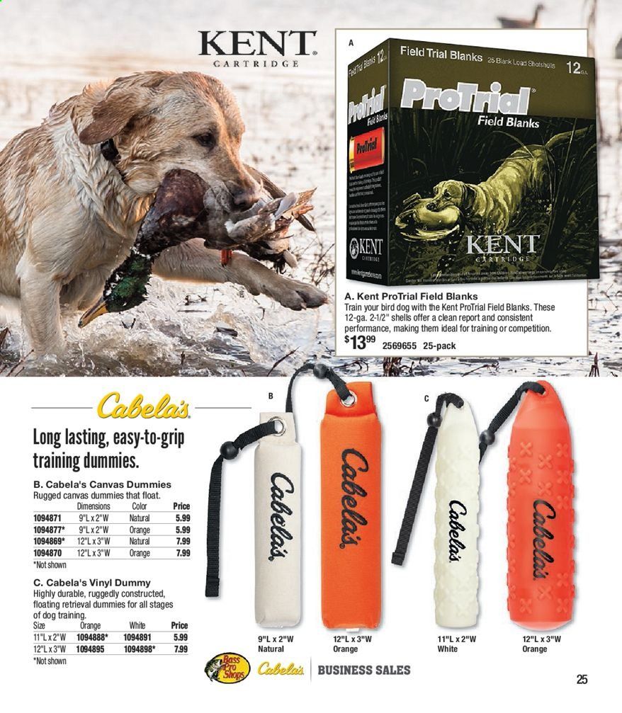 Cabela's Weekly Ad September 9 to December 26