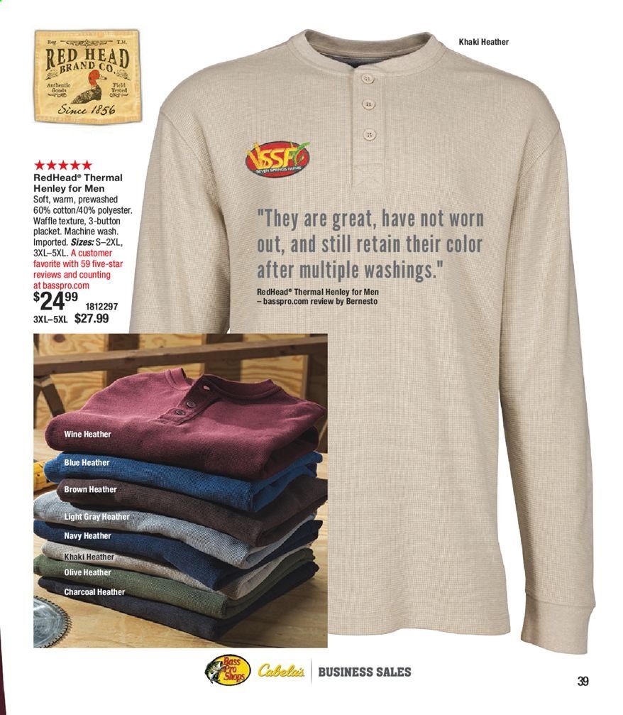 Cabela's Weekly Ad September 9 to December 26
