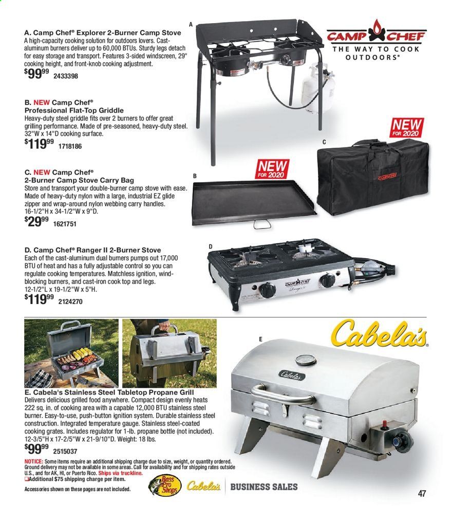 Cabela's Weekly Ad September 9 to December 26
