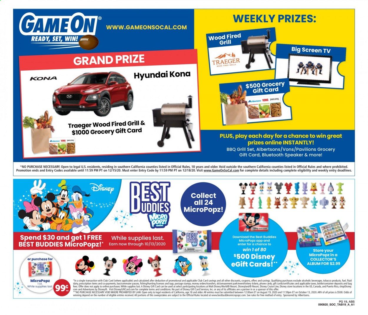 Albertsons Weekly Ad September 9 to September 29