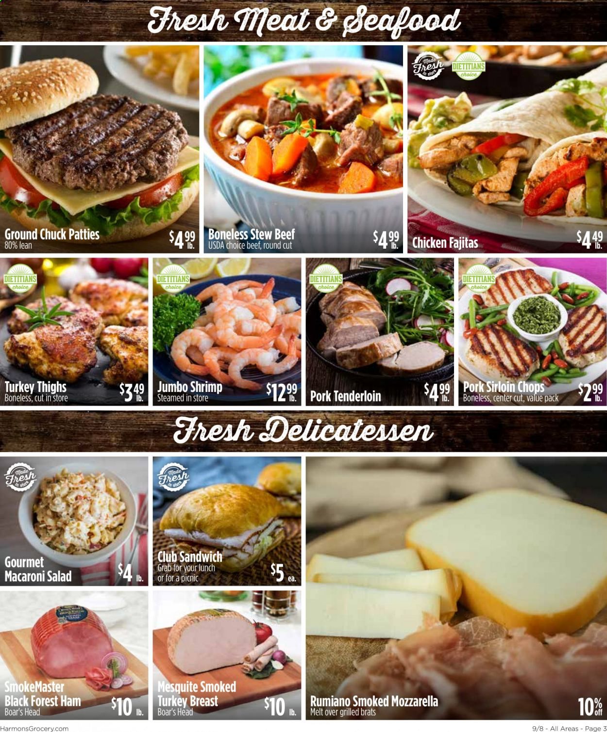 Harmons Weekly Ad September 8 to September 14