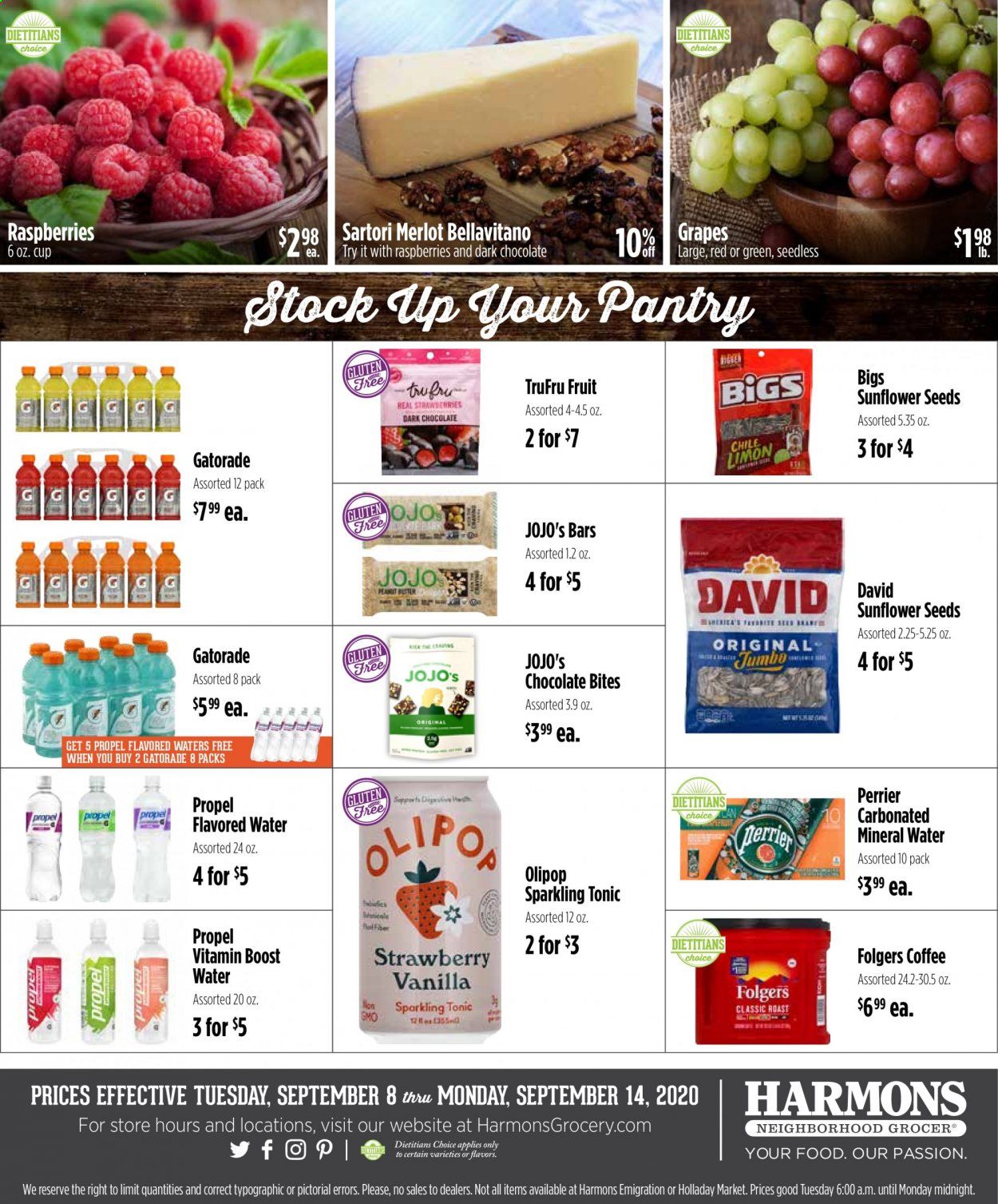 Harmons Weekly Ad September 8 to September 14