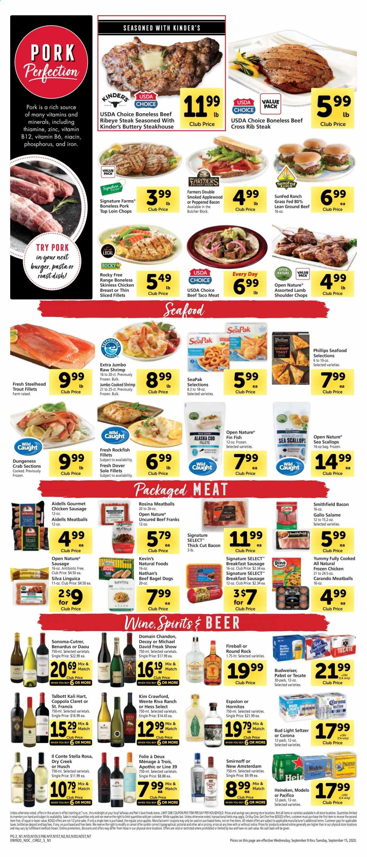 Safeway Weekly Ad September 9 to September 15